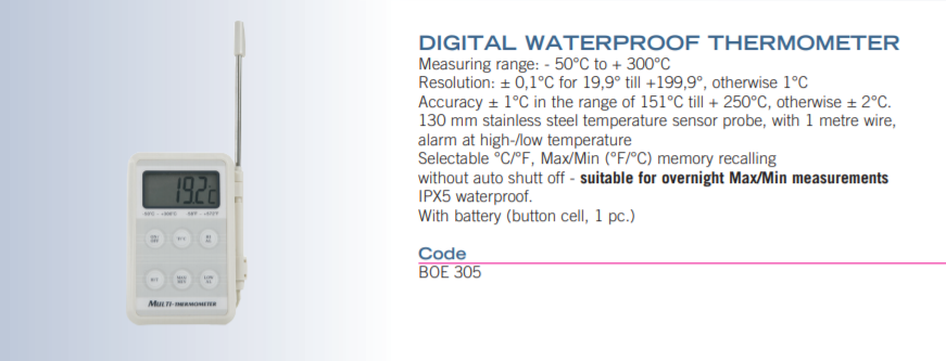 數(shù)字防水溫度計(jì)BOE305